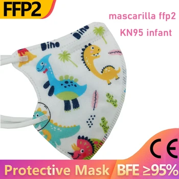 

Dinosaur Child Mask FFP2 Children Face Mask KN95 Mascarillas Mouth Caps Kid KN95 Masks Mouth FFP2 Masks Children Kn95mask Kids