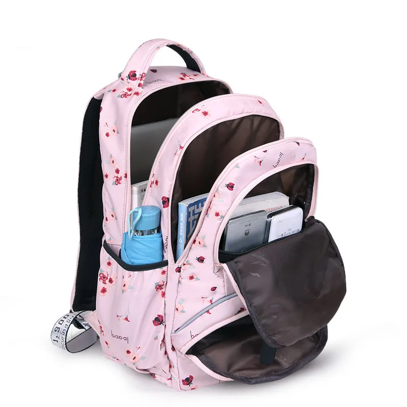 Mochila impermeable para niños, mochila escolar para adolescentes, rosa