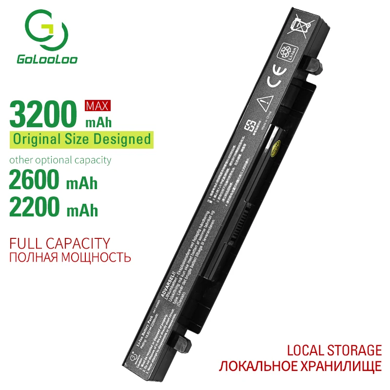 

Golooloo 4 cells laptop battery for F450L F450LA F450LB F450LC F450V F450VB F450VC F450VE F550 F550C F550CA F550CC F550E F550EA