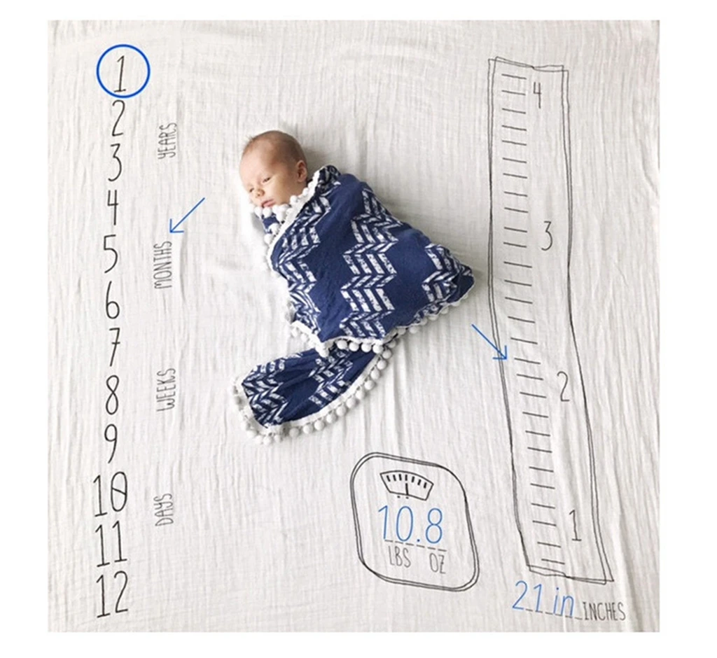 1 шт Новинка буквы baby Одеяло новорожденных банные полотенца наряд для фотосессий среди педиатров Обёрточная бумага новорожденный детский наряд для фотосессии Одеяло 120x120 см