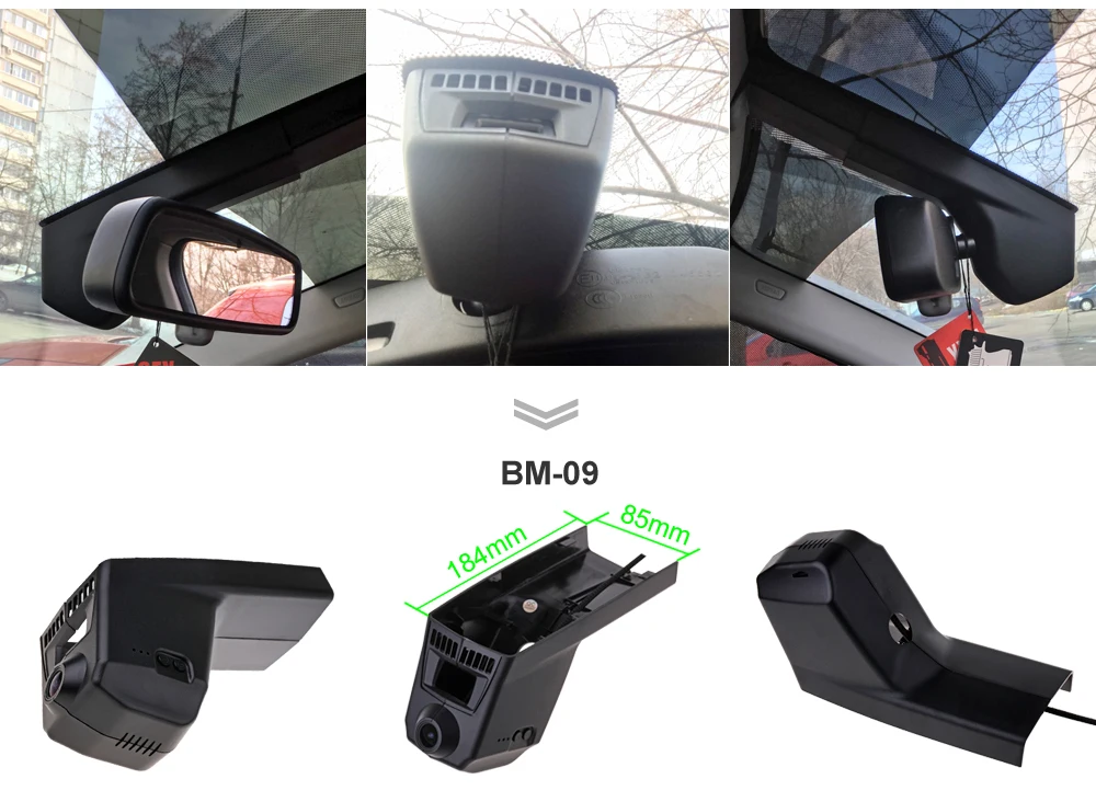 Sinosmart Novatek 96658 Wifi DVR для BMW 3 4 5 7 серия X1 X3 X4 F10 530GT 528 2010 к Управление с помощью приложения SONY IMX323