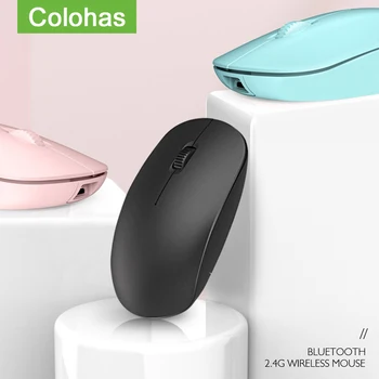 

Rechargeable 2.4G Bluetooth Wireless Mouse Dual Mode Silent Button Gaming Mouse for Mac PC Gamer Business Office Mice Xiaomi