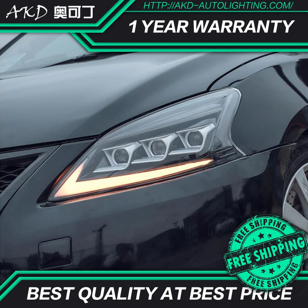 US $544.00 AKD Car Styling for Nissan Sylphy Headlights 20122015 Sentra LED Headlight DRL Hid Option Head Lamp Angel Eye Beam Accessories