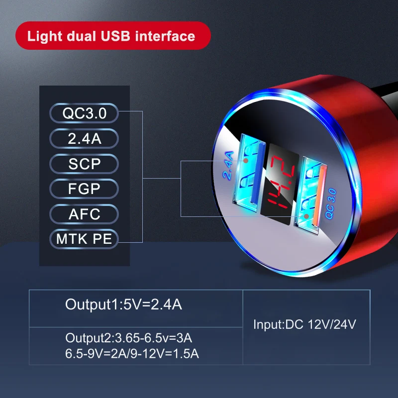 Автомобильное зарядное устройство OLAF QC 3,0 USB для samsung a50 S9 Quick Charge 3,0 30W 3A быстрая зарядка автомобильное зарядное устройство 2 usb-порта зарядное устройство для мобильного телефона s