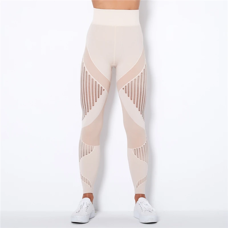 Seamless Leggings High Waist Winter Clothes Women Pants Women Yoga Gym Leggings Sport Workout With Mesh sports leggings yoga pants female tights