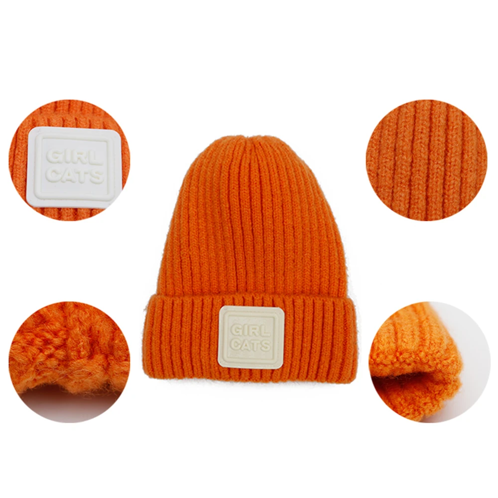 Шапка Oeak с вышивкой Billie Eilish Beanies, женские и мужские вязаные теплые зимние шапки, женские и мужские однотонные Новые повседневные Шапки с манжетами