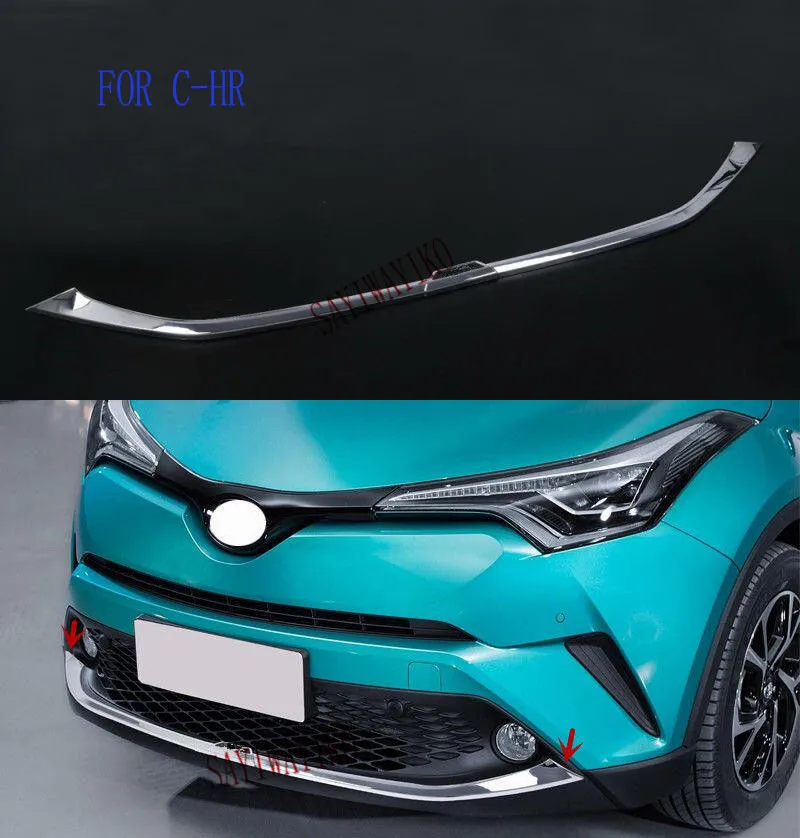 

Подходит для Toyota C-HR CHR 2016 2017 2018 2019 крышка переднего бампера отделка оформление автомобиля