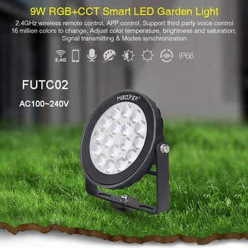 

Miboxer FUTC02 9W led Lawn Light RGB+CCT Garden Light Waterproof IP66 Outdoor Lighting AC100~240V 50/60Hz