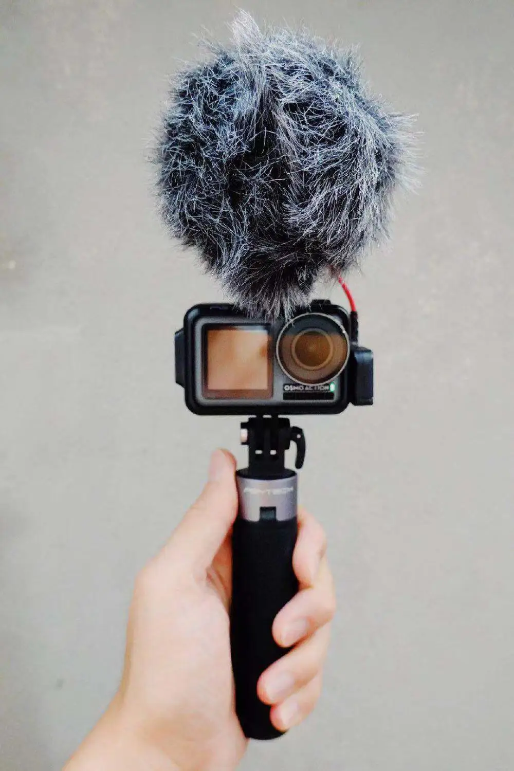 CYNOVA Osmo Action dual 3.5mm USB-C Adapter Microphone audio external mic mount DJI Accessories | Электроника