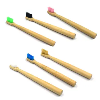 

1pc Kids Toothbrush Soft Bristle Wooden Tooth Brush Natural Bamboo Handle Dental Oral Care Eco Friendly Travel Tooth Brush