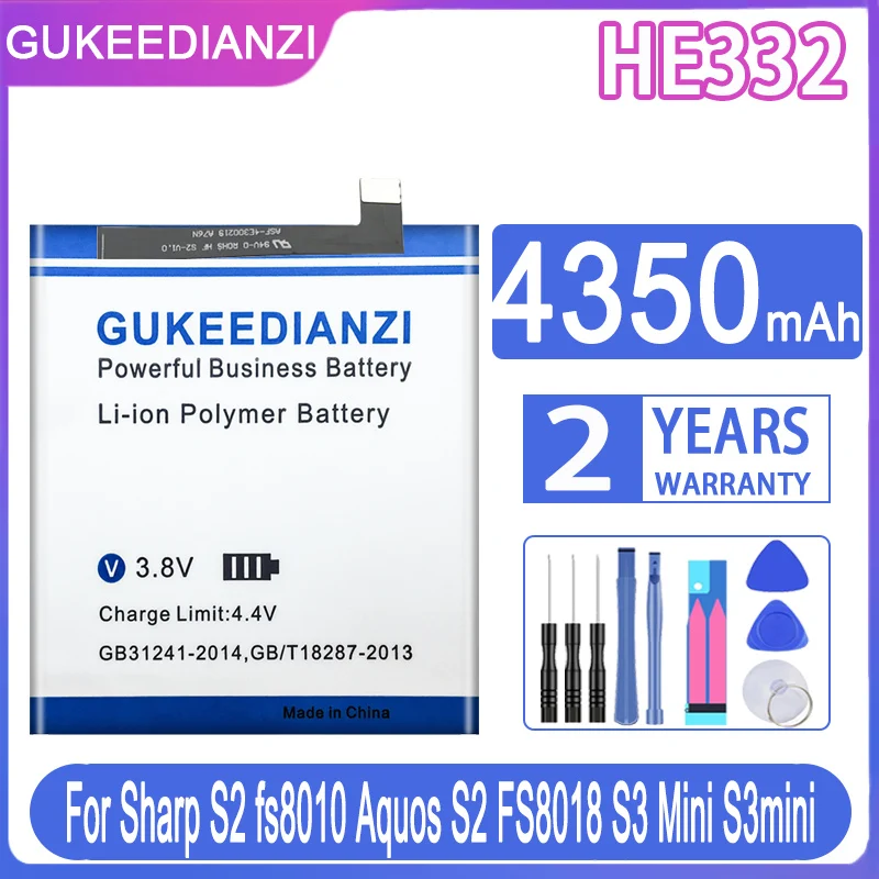 Аккумулятор для Sharp S2 AQUOS S3 мобильный телефон sense UBATIA280AFN1 Z3 Z2 A1 FS8002 EM-One S01SH UBATIA299AFN |