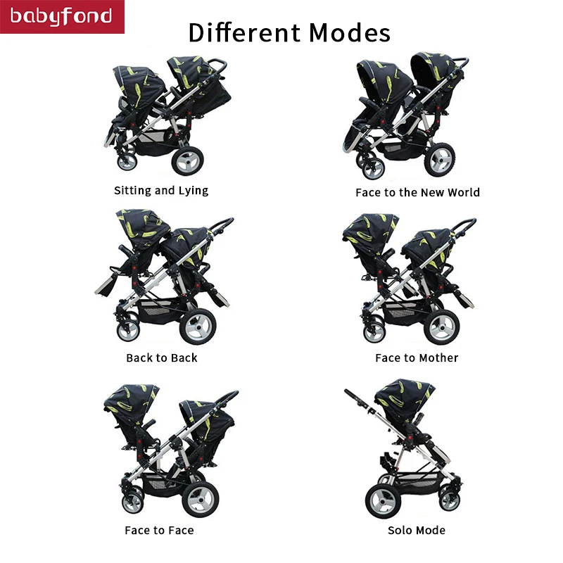 Детская коляска для близнецов до и после ребенка, детская двойная тачка для мальчиков и девочек, детская коляска для близнецов, складная детская машинка, bebe