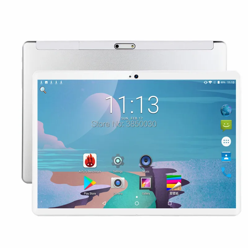  Free Shipping Tablet 6G RAM 128G ROM 4G Phone Call Dual SIM Cards 10 inch 2.5D Glass Android 9.0 OS