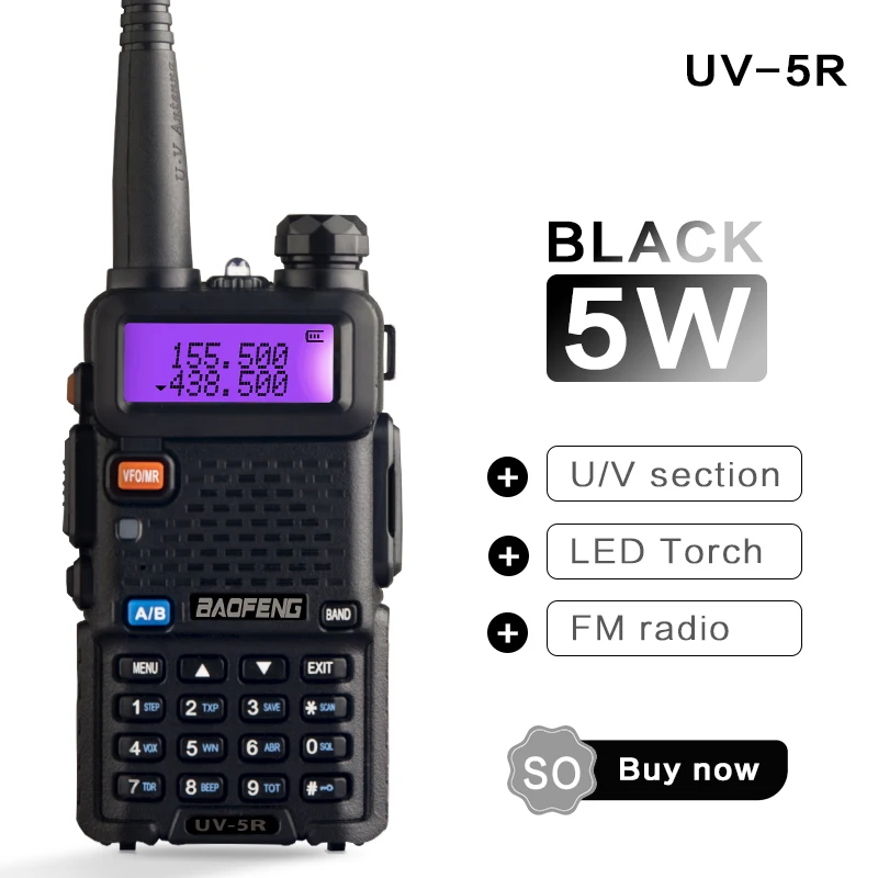 Опционально 5 Вт 8 Baofeng UV-5R Walkie Talkie 10 km uv5r walkie-talkie Охотничья рация uv 5r | Мобильные