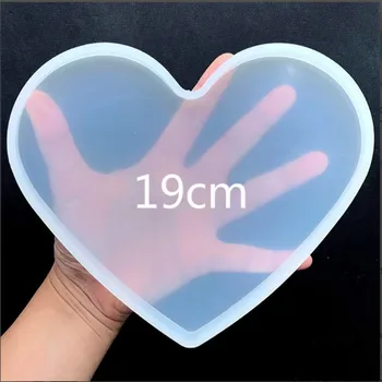 

Large Heart Coaster Silicone Mold Epoxy Resin Craft Epoxy Silicone Mold Resin Supplies Make Your Own Coaster Fluid Artst Flower