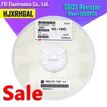 5000 шт. 0603 SMD 1/8 Вт 0 Ом~ 10 м Ом резистор проволочного чипа 0 10R 100R 220R 330R 470R 1K 4,7 K 10 K, 47(Европа) K 100K 0 10 100 330 470 Ом