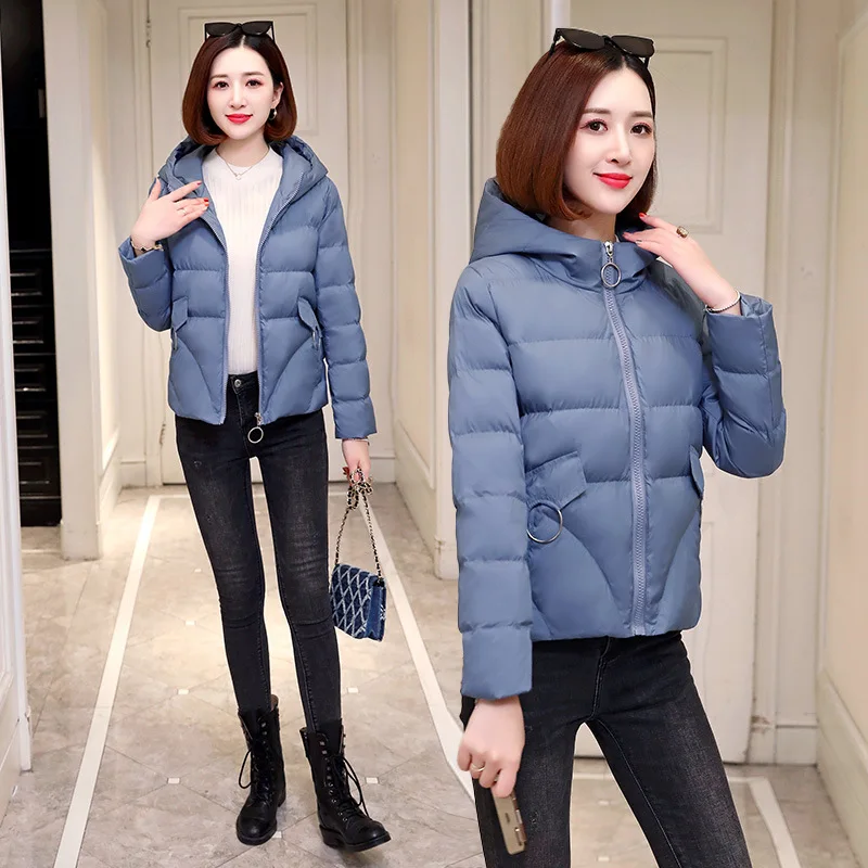 

Cotton-padded Clothes/Cotton Coat Simple Versatile Warm 2019 Winter Comfortable Thick Convention Commuting-Style