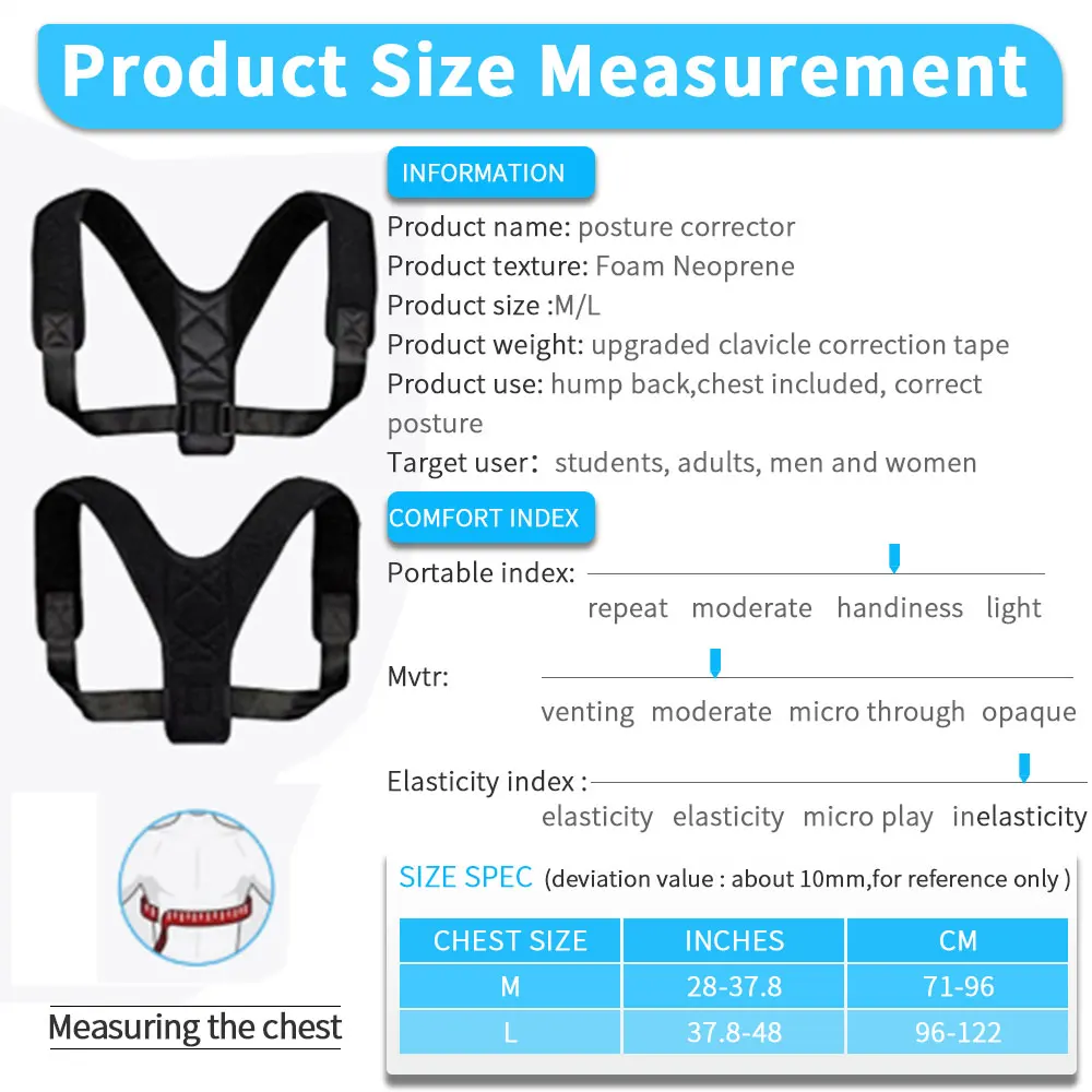VIP DropShipping Medical Clavicle Posture Corrector Adult Children Back Support Belt Corset Orthopedic Brace Shoulder Correct