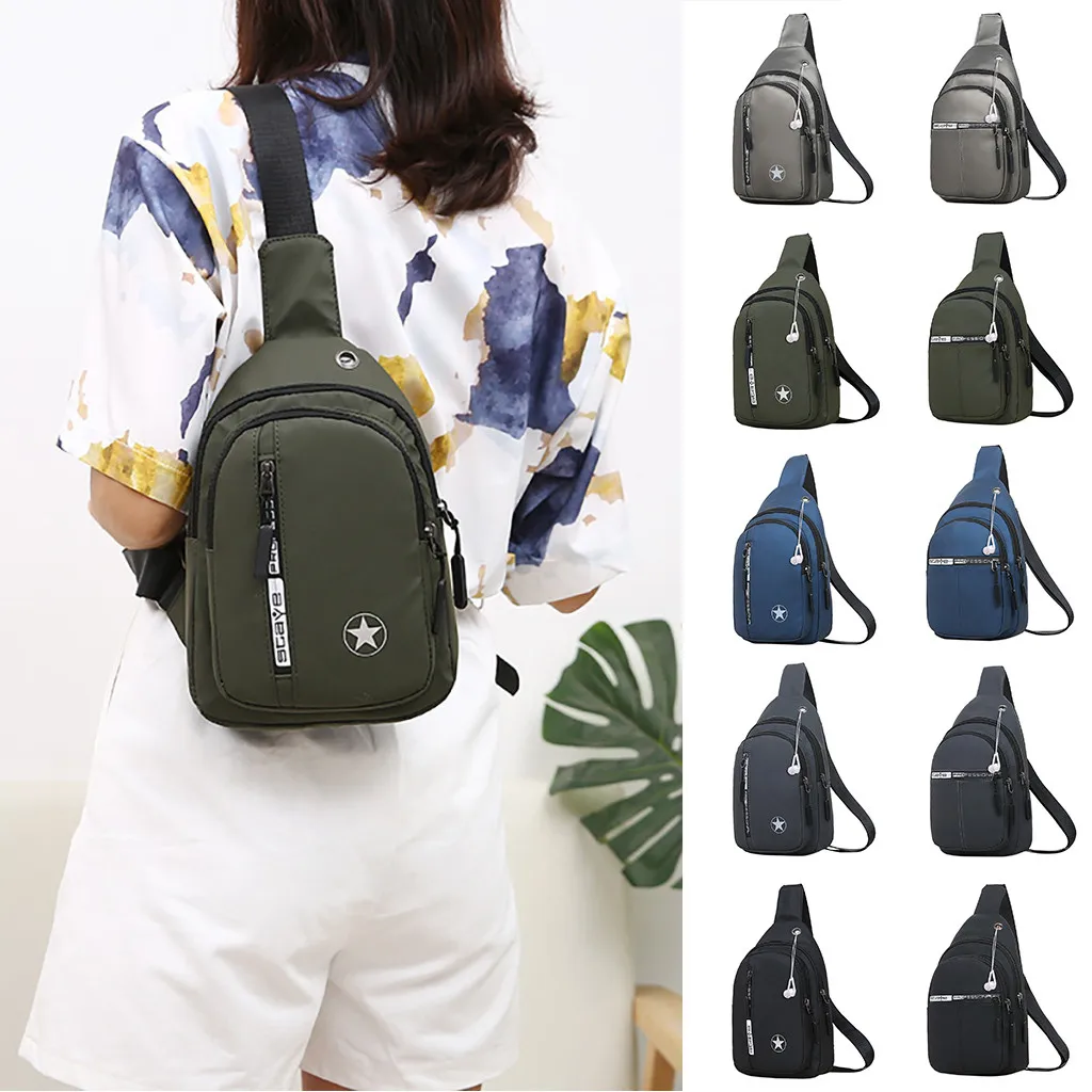 

Chest Bag Men & Woman's Waterproof Outdoor Travel Shoulder Messenger Bag Handbag For man