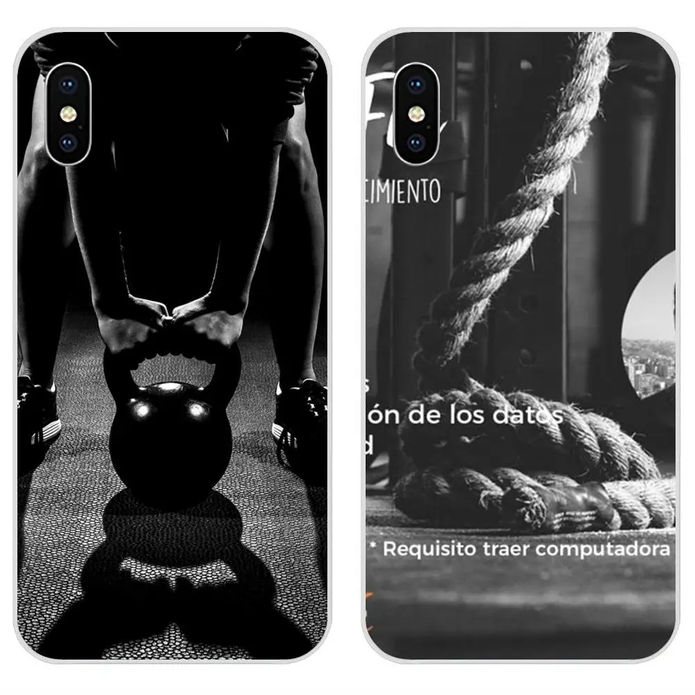 

Crossfit Kettlebells TPU Art Print Cover Case For Huawei P7 P8 P9 P10 P20 P30 Lite Mini Plus Pro Y9 Prime P Smart Z 2018 2019