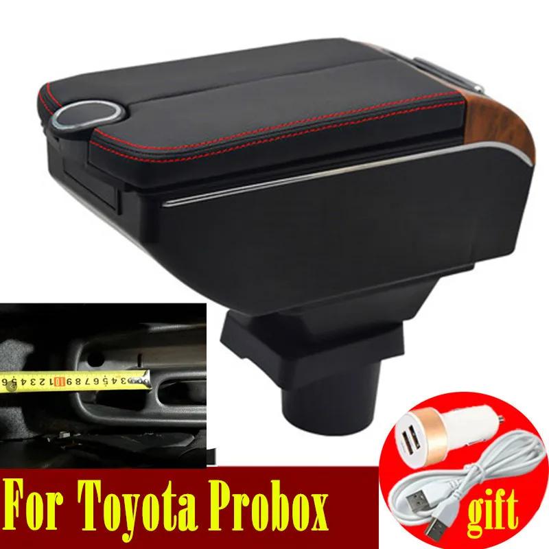 Подлокотник для Toyota Probox двойная дверь 7usb консоль хранения
