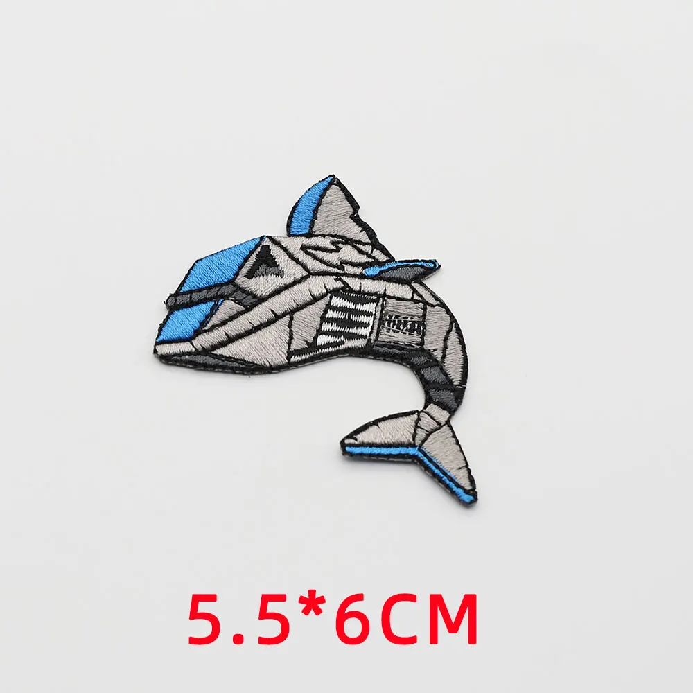 Alien Clothing Patch Embroidery Cloth Stick DIY Sewing Accessories Robot Badge Clothing Decal Decoration Iron Patch