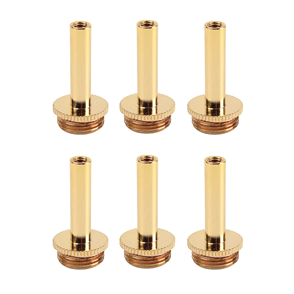 15x29mm Trumpet Connecting Rod Screws Instrumental Accessory 6pcs/set Copper