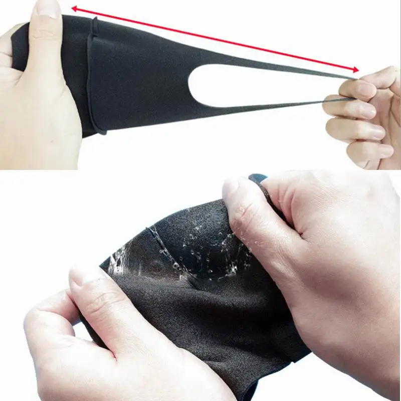 200-pcs-Black-Pitta-Mouth-Mask-Breathable-Unisex-Sponge-Face-Mask-Reusable-Anti-Pollution-Face-Shield