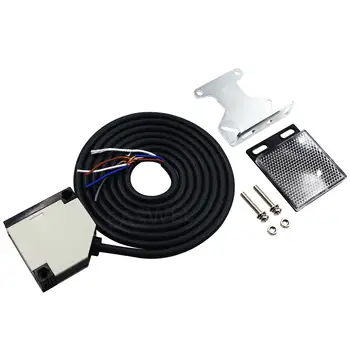 

50pcs Specular Reflection Photoelectric DC 10-24V 3A E3JK-R4M1 Sensor Switch w/ Screws