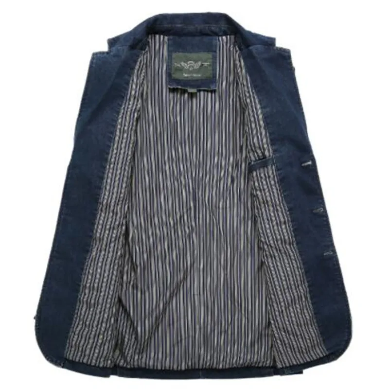 L-3XL, джинсовая куртка, Мужской Блейзер, хлопковые костюмы для мужчин, ковбойский Блейзер, джинсовая куртка, Мужская куртка, брендовая одежда, повседневная куртка, костюм