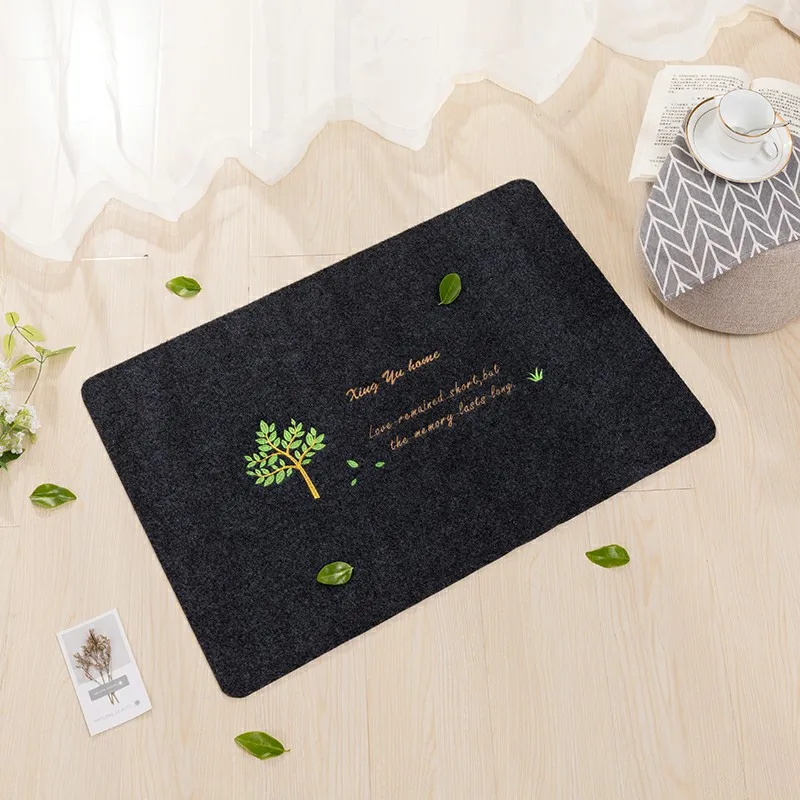 Коврик для двери, коврик для двери, спальни, двери, ванной комнаты, впитывающий коврик для ног, нескользящий коврик для ванной комнаты