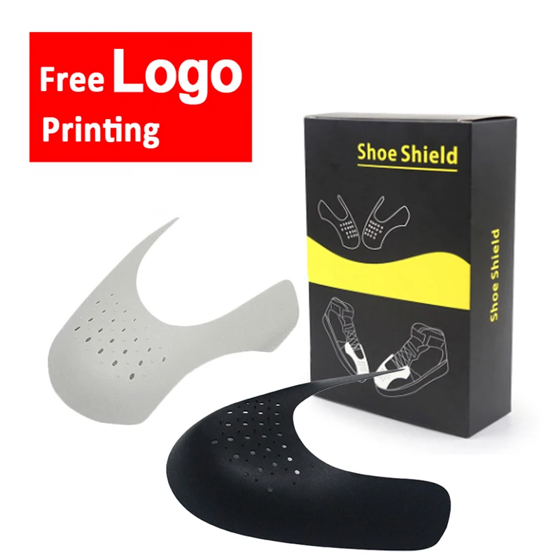 

Free logo Shoes Shields With Box Printing Custom Packaging Shoe Shield for Sneaker Anti Crease Protector Support Dropshipping