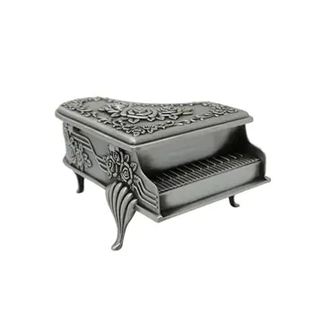 

Vintage Metal Jewelry Box Treasure Trinket,Ring Earrings Necklace Keepsake Gift