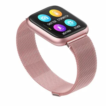 

P6 Smart Watch Men Women smartwatch Waterproof Fitness Tracker Smart Bracelet support change strap PK P70 P80 B57 Smart Band