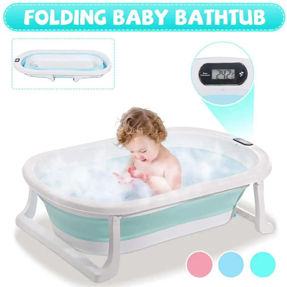 Folding Bathtub Children Lying Universal Bath Barrel Oversize Baby Newbaby Supplies Baby Bath Tub