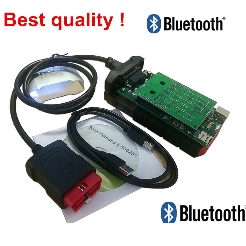 vci с Bluetooth для delphis VD DS150E CDP vd tcs cdp pro 2016R0 для автомобиля грузовик obd2 сканер Диагностический+ 8 Автомобильный Кабель DHL - Цвет: Bluetooth