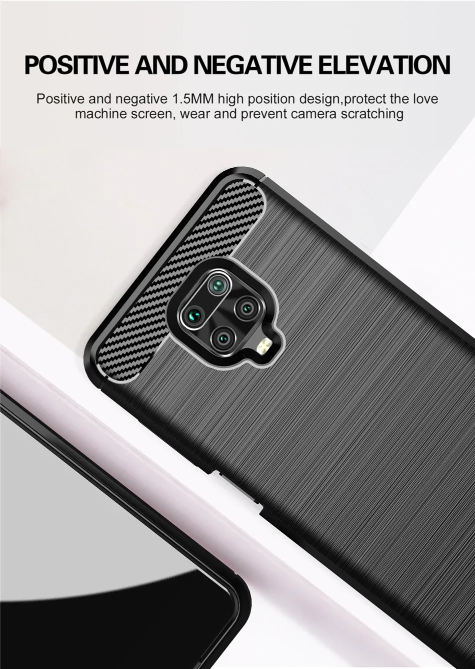Whyes Soft Silicone Case For Xiaomi Redmi Note 9 Pro Max Note 9 Carbon Fiber ShockProof TPU Cover For Xiaomi Redmi Note 9S Case xiaomi leather case cover