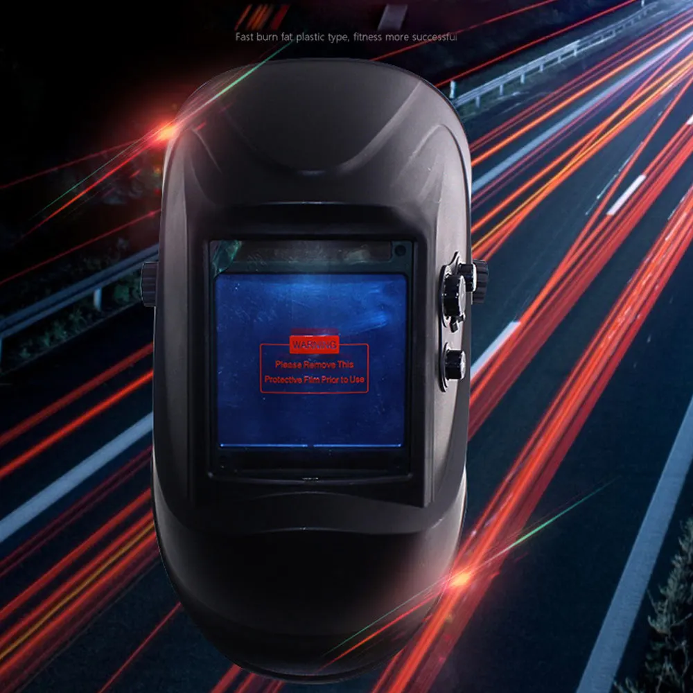 

Large Window 4 Sensors External Adjustment Din 6-Din Solar Automatic Dimming Welding Mask /Helmet/welder Cap/Welding Lens