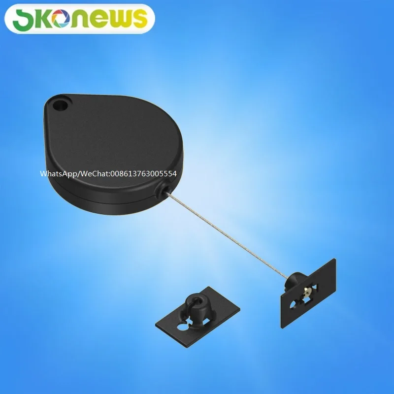 skonews_heart_drop_retractable_cable_pull_box_for_merchandise_anti_theft