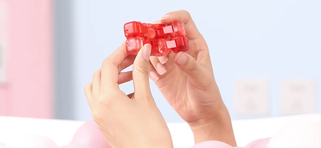 Новейшие 5 цветов оригинальные Xiaomi куб Миту Спиннер пальчиковые кубики портативные умные пальчиковые игрушки развивающие игрушки для детей