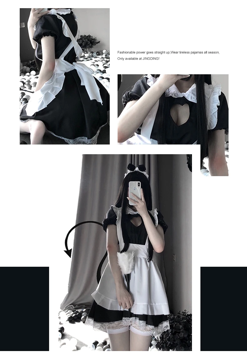 LILICOCHAN Ojbk Sexy Sweet Lolita Dress Japanese Maid Costume Anime Cosplay Kawaii Coffee Bar Uniform Halloween Outfit For Women -Zentai shop online H01d92fc655874f959a6b7614ae4ec922O.jpg