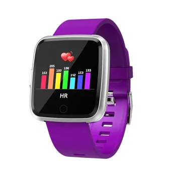 

Color Screen Exercise Heart Rate Blood Pressure Meter Step Photo Smart Reminder Smart Watch