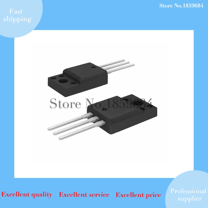 10 шт. FQPF6N60C 6N60C 6N60 MOSFET 600V 6A n-канальный транзистор новый оригинальный TO-220F |