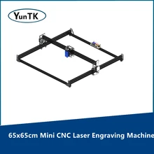 Máquina de gravação a laser, 1m x 1m, cortador de madeira, 2 eixos, ttl/pwm, 2.5w a 40w