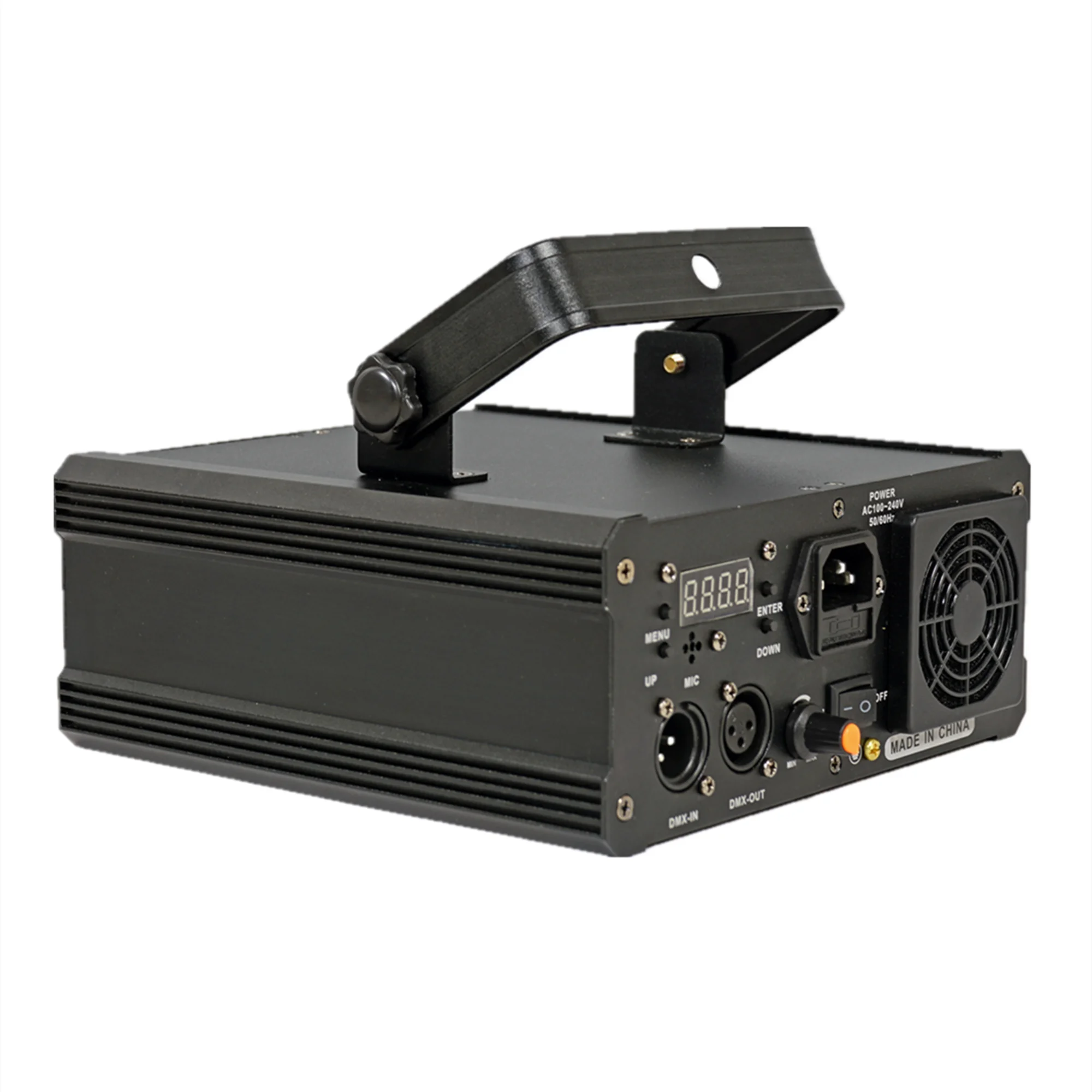 1 Вт RGB Полноцветный анимационный лазерный прожектор DMX512 сканирующий светильник