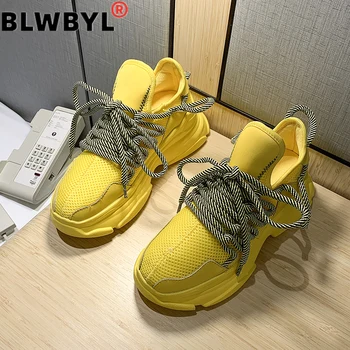 

NAUSK 2020 Spring Women Sneakers Fashion Casual Shoes Woman Comfortable Breathable White Flats Female Platform Chaussure Femme