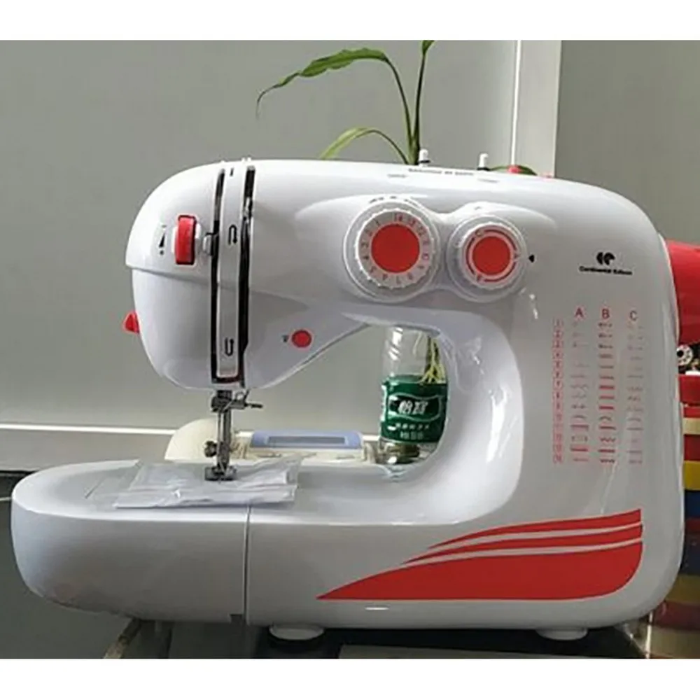 

Mini Patchwork Sewing Machine 18W 220V 707 Sewing Machine Home 42 Stitches Multi-function Eat Thick 8 Layer Cloth Electric