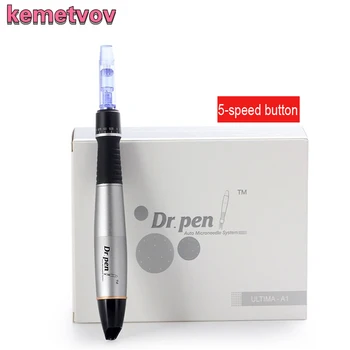 

Derma Pen Dr. Pen A1 button 5 gear adjustment electric microneedle skin care scar wrinkle stretch mark removal instrument