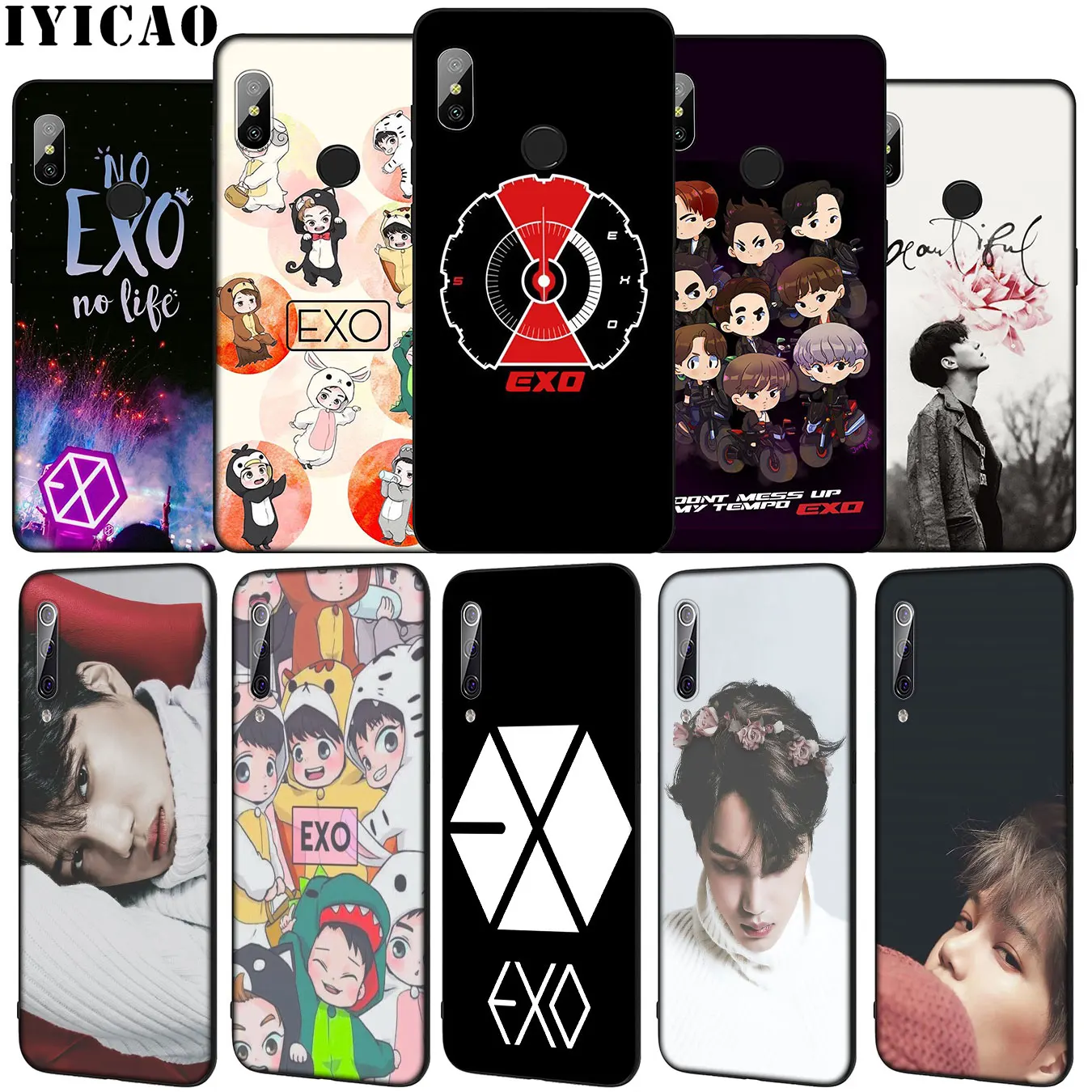 EXO BaekHyun XIUMIN LAY Soft Case for Xiaomi Mi 10 9 9T A3 Pro 8 SE A2 Lite A1 CC9 CC9E 6 pocophone f1 Mi10 | Мобильные телефоны и
