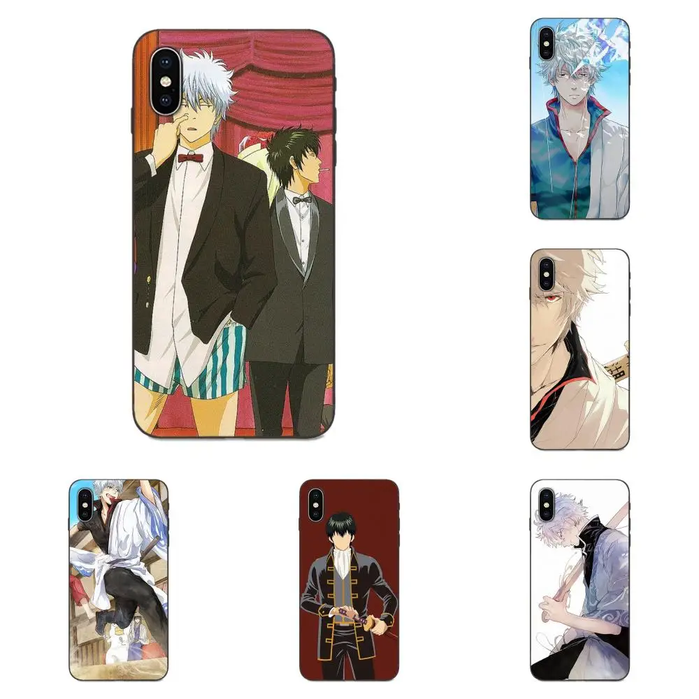 

For Xiaomi Redmi Note 3 3S 4 4A 4X 5 5A 6 6A 7 7A K20 Plus Pro S2 Y2 Y3 TPU Phone Skin Anime Cat Cartoon Gintama Colored